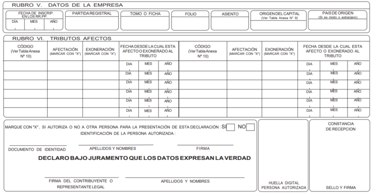 Qué es el formulario 2119 Sunat - Formularios Perú